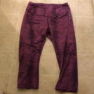 Reebok workout capris